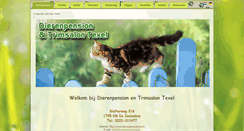 Desktop Screenshot of dierenpensiontexel.nl